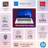 HP Essential 17.3" HD+ Touchscreen Laptop, AMD Ryzen 5 7430U, 32GB RAM, 1TB SSD, Backlit KB, Fingerprint Reader, Webcam, HDMI, Wi-Fi 6, Windows 11 Home, Bundle with Thunderobot ML101 Wireless Mouse view 3