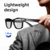Hugur Smart Glasses,Polarized Sunglasses with Bluetooth 5.4 Open Ear Speaker,Athletic/Outdoor UV Protection and Voice Assistant Compatible, Black Frame-Black Lens for Men, Women, Unisex B1BL view 4