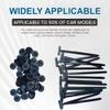 100Pcs 2025 New Nylon Car Universal Cable Tie Buckle Heavy Duty Self-Locking Zip Ties with Pin & Button Design, Upgrade Multipurpose Plastic Fastening Tool for Car Daily Fixing & Quick Repair view 2
