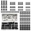 132PCS Universal TV Mounting Hardware Screw Kit Set, M4 M5 M6 M8 Black Screws and Washers Spacers, Replacement Screws for TV VESA Mounting Compatible Hardware for Mounting Most TVs/Monitors up to 80" view 1
