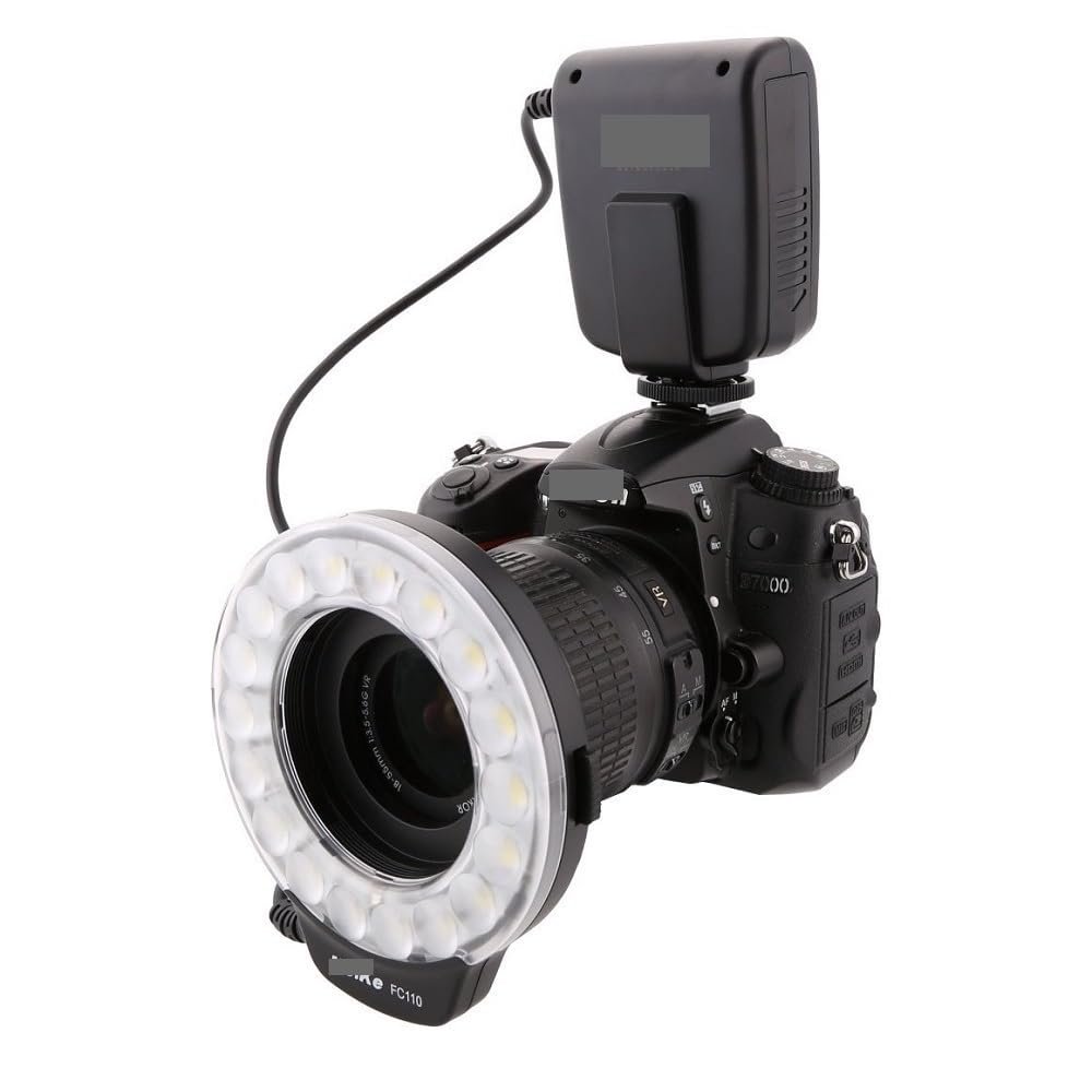 for Meike FC-110 Marco Ring Flash Speedlight for Canon for Nikon Pentax for Olympus SLR Cameras 70D 80D 550D 650D D800 D850 D600 D7000