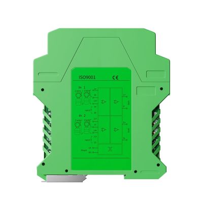4-20mA to 0-10V 0-5V Signal Isolator DC24V Analog 1 in Out Converter to 0-10mA 0-20mA(Input 0-10mA,Output 1-5V)