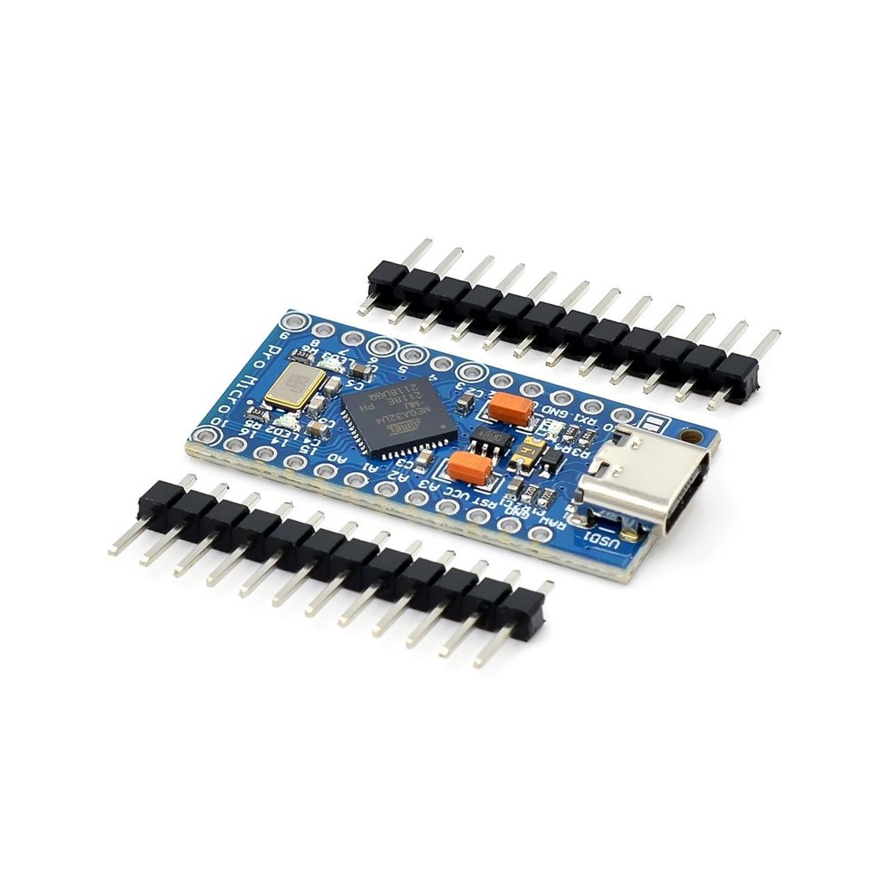 New Pro Micro for arduino Module with 2 Row pin Header for Leonardo in ...