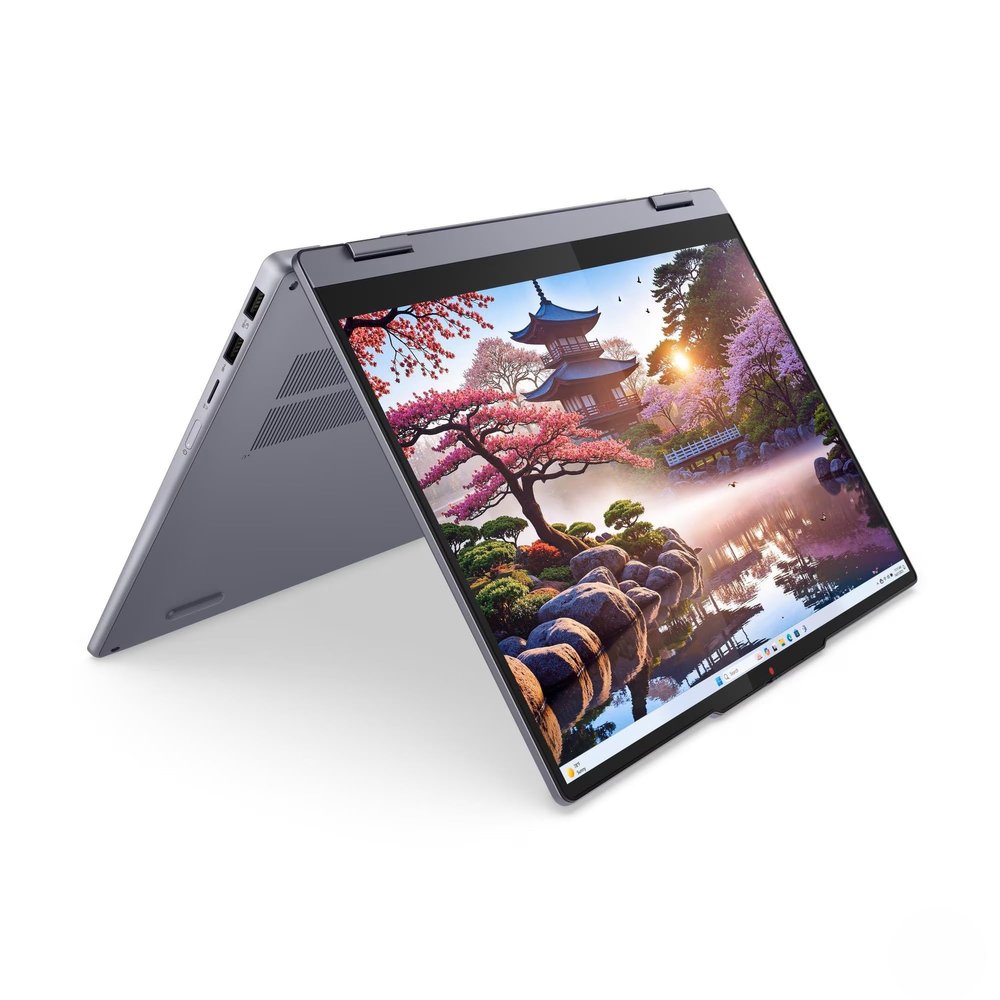 Lenovo IdeaPad 5 2-in-1 with AMD Ryzen AI 7 350 Processor, 14 WUXGA IPS Touchscreen Display, 16GB LPDDR5X Memory, 512GB Storage, Digital Pen, Wi-Fi 7, FHD IR Hybrid Camera, and Win 11 Home