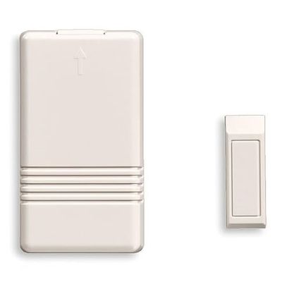 5816WMWH Door and Window Security Transmitter with Hardware, White