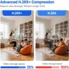 DS-2CD2087G2-LU, 4K 8MP Acusense 24/7 CoIor-Vu Full Color PoE Bullet IP Camera Outdoor, 2.8mm Lens, 130 dB Ture WDR, IP67, 100ft, H.265+ Compression, Human and Vehicle Detection, Built-in Microphone view 3