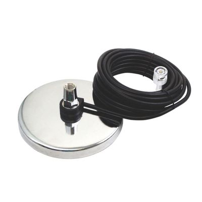 Procomm JBC110-10BN 3 in. Chrome Magnet Mount with 10 ft. RG58 Coax Cable & BNC Connector