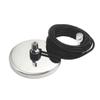 Procomm JBC110-10BN 3 in. Chrome Magnet Mount with 10 ft. RG58 Coax Cable & BNC Connector view 1