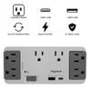 On-Q 6 Outlet Enclosure Surge Protector with One USB-A and One USB-C view 4