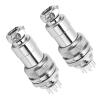 12 Pin Aviation Connector Plug and Socket Set Zinc Alloy Electrical Connectors with Silver Plated Contacts for Data Acquisition Systems and Automotive Applications 20mm Opening view 4
