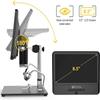 1080P LCD Digital USB Microscope with 10X-220X Magnification Zoom,Camera Video Recorder for Phone Repair Soldering Tool Jewelry Appraisal Biologic Use view 2