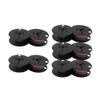 WYCZCFIS Typewriter Carbon Ribbon Holder GR24 Universal Twin Spool Calculator Ribbon Adding Machine Black Red Compatible with Printer Supplies(5 Pcs) view 1