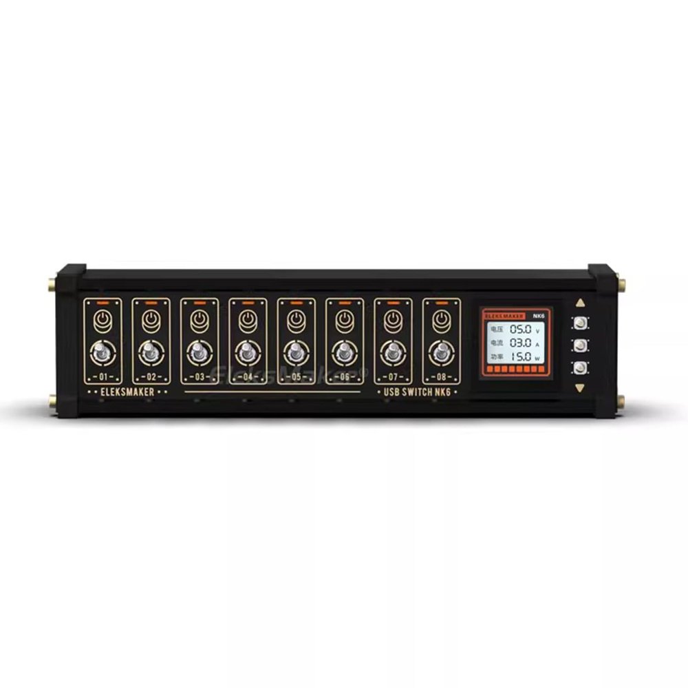 8 Port USB Docking Station, 8 Ports USB C Splitter, Convenient Input Ports, Voice Control Function, Laptop Docking Stations, Data Transmission for Phones, Tablets, and Gadgets