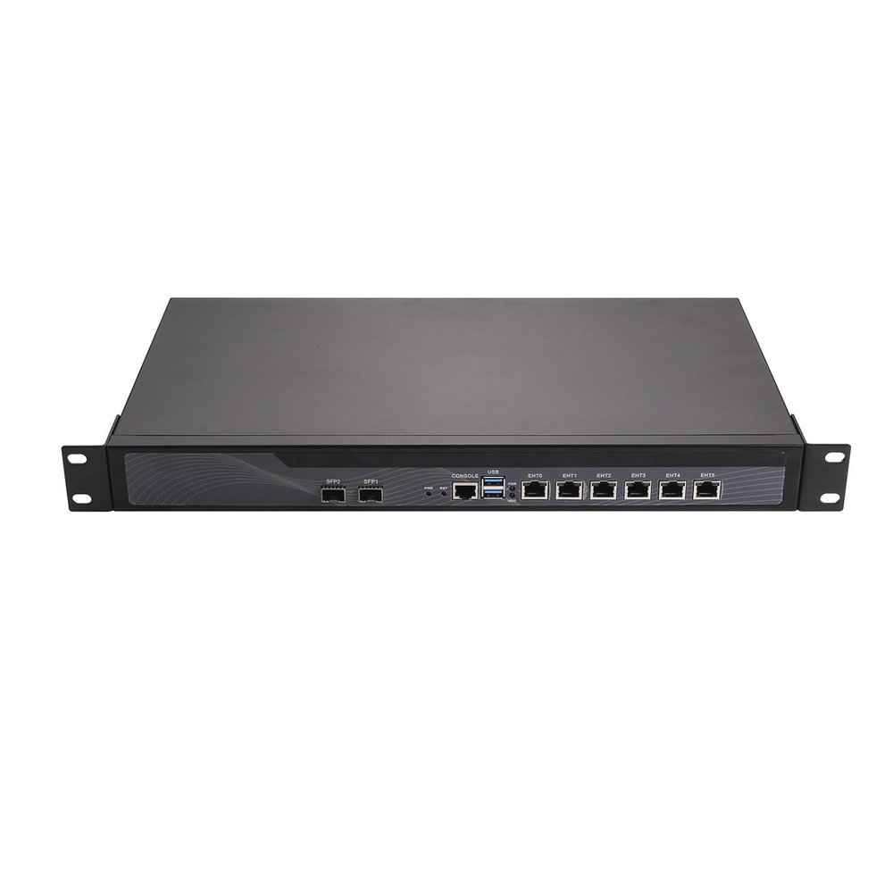 1U Rackmount Firewall, OPNsense, VPN, Network Appliance, 3th Gen I5 3320M, 3340M, RS48, 6 x 2.5GbE I226-V LAN, 2 x SFP+ 82599ES 10 Gigabit, 2G RAM, 32G SSD