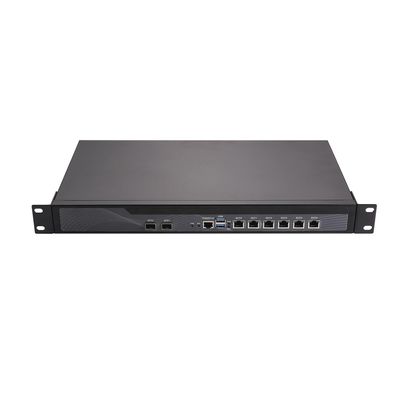 1U Rackmount Firewall Hardware, OPNsense, VPN, Network Appliance, I5 12400T, RS48, 6 x 2.5GbE LAN, 2 x SFP+ 82599ES 10Gbe, COM, VGA, 16G RAM, 256G SSD