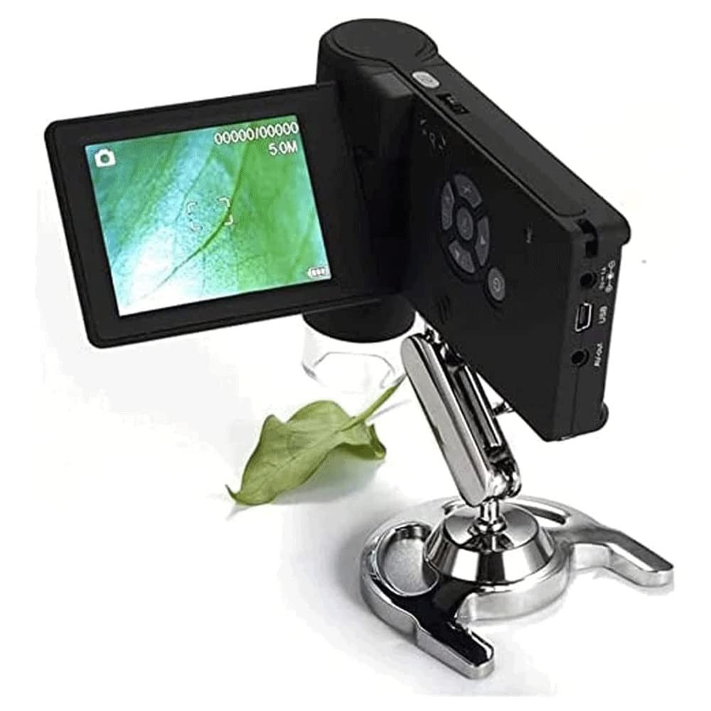 Handheld Digital Microscope, Portable Pocket Microscope with 3 inch Screen for Kids and Adults Electronic HD Video Microscope, Supports PC, USB Coin Microscope