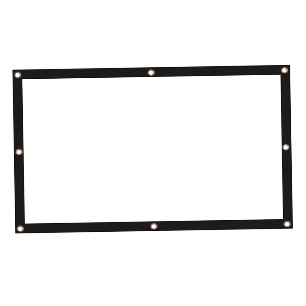 OSALADI Outdoor Indoor Theater Projection for Camping Home Office Classroom Lightweight Compact Polyester Movie Display