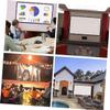 OSALADI Outdoor Indoor Theater Projection for Camping Home Office Classroom Lightweight Compact Polyester Movie Display view 4