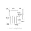 50/100/200/500/600Pcs GBP206 Bridge Rectifier GBP206G Flat 2A/600V DIP-4 Stack(200Pcs) view 3