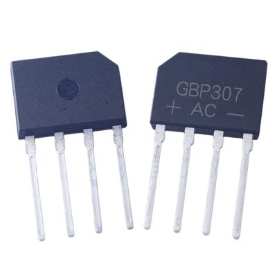 50/100/200/500/600Pcs GBP307 Bridge Rectifier GBP307G Flat 3A/700V DIP-4 Stack(1000Pcs)