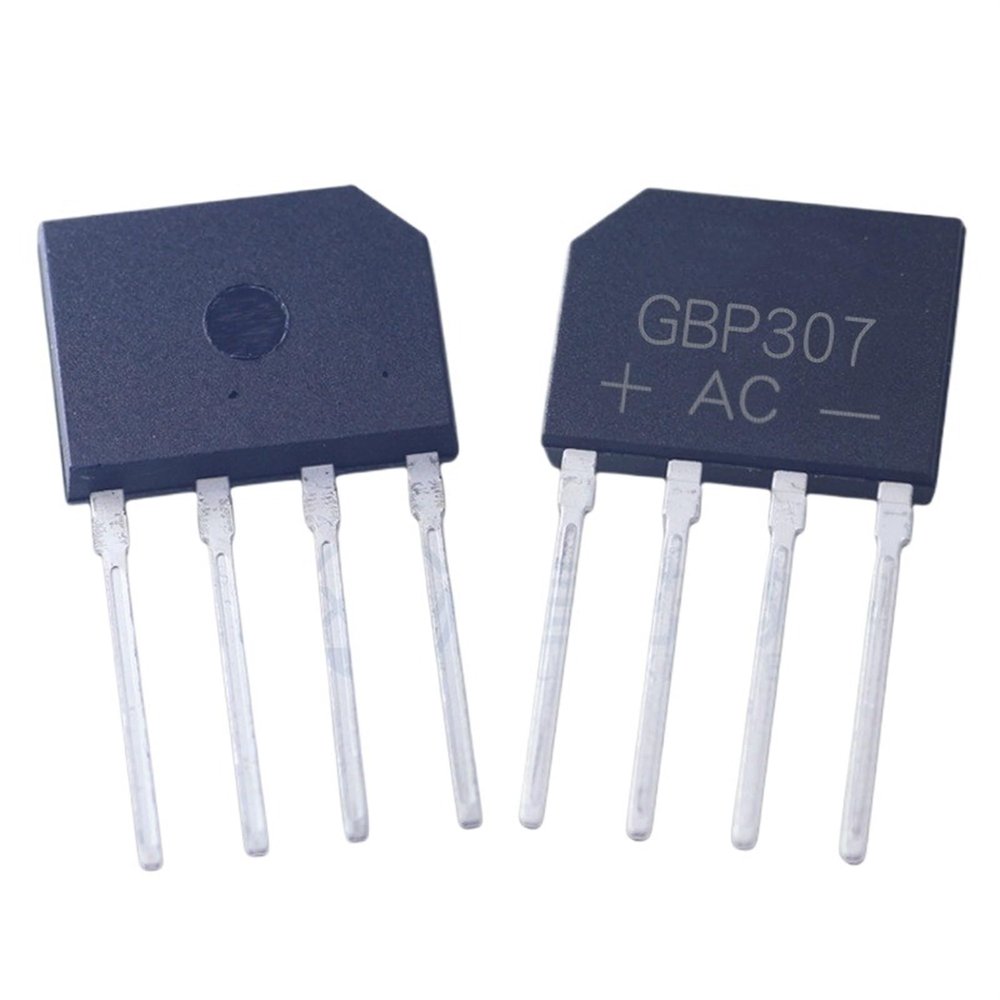 50/100/200/500/600Pcs GBP307 Bridge Rectifier GBP307G Flat 3A/700V DIP-4 Stack(1000Pcs)