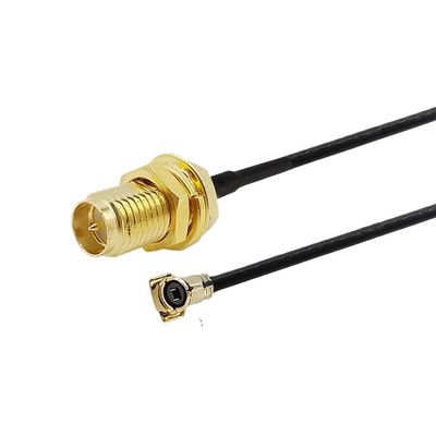 1Pcs SMA/RP SMA Female to IPX U.FL MHF4 1.13 0.81 R*/F Pigtail Jum*/per Extension Cable RG178(Type1,15CM)