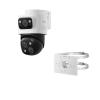 eufy PoE Bullet-PTZ Cam S4 with eufy Pole Mount Bracket (T870C), NVR Add On Cam, 4K UHD Triple Lens, 122 FOV, 360 Pan and Tilt, 8 Hybrid Zoom, AI Tracking, Red and Blue Light, Color Night Vision view 1
