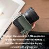 Andoer Camera Half Case, PU Leather Camera Bag with Shoulder Strap Compatible with Fujifilm XM5 (Green) view 3