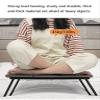 Adjustable Laptop Bed Desk with Cup Holder & Baffle, Portable Folding Bed Tray Table for Eating & Writing, 21.7" Blue Multifunctional Bed Table view 4