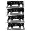 SEWACC 4pcs Metal SSD Mounting Bracket Kit for Solid State Drive Desktop External Hard Drive Bay Holder Quick Installation Hard Disk Expansion Tray for Data Storage view 1