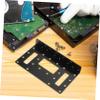 SEWACC 4pcs Metal SSD Mounting Bracket Kit for Solid State Drive Desktop External Hard Drive Bay Holder Quick Installation Hard Disk Expansion Tray for Data Storage view 2