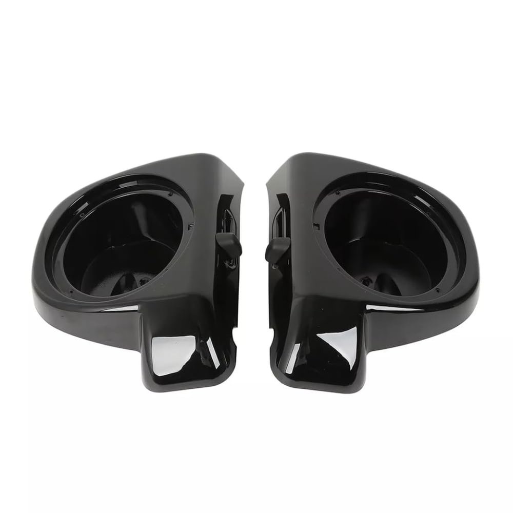 6.5 Inch Speaker Pods Boxes Lower Vented Fairing Compatible With Automotive Motorcycle Parts Touring Road King 2014 2015 2016 2017 2018 2019 2020 2021 2022 2023 2024