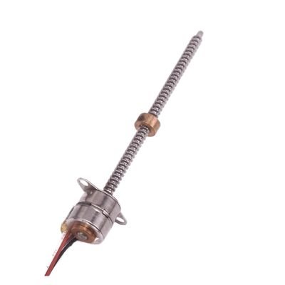 10mm Stepper Electronic Starter DC 5V 2-Phase 4-Wire Long Linear Actuator Screw Block Telescopic Nut Rod 50mm Stroke