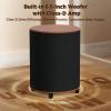 LITTOAK Powered Subwoofer, 6.5 Sub with DSP, Up to 100 Watts Home Theater Subwoofers, Down-Firing Subs, Class-D Amp, 40-250Hz, Low Pass dial, Phase Switch, Big Bass in Compact Design view 2
