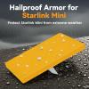 STARGEAR Starlink Mini Protective Cover Case Hailproof Liquid Silicone Protective Case for Starlink Dish Starlink Mini Accessories Waterproof Shockproof Portable for Outdoor Camping,Safety Yellow view 2