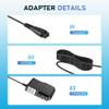5.4V Charger Compatible with Panasonic Arc3 Arc4 Arc5 Shaver Compatible with Panasonic ES-RT31 ES-LT2A ER-SB40 ES-ED70 ES-LL21 ES-WD22 ES-LA63 ES-LF30 ES-RF31 ES-WS10 Shaver Adapter view 2