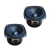 SPONGL 3Inch Square Double Magnet Full Ranges Loudspeaker with Metal Rubber Housing for Outdoor Camping and Travel view 3