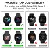 Alociaga Metal Band Compatible for Fitbit Versa 4/Sense 2/Versa 3/Sense, 22mm Dressy Stainless Steel Chain Strap Designer Wristband (Gold) view 2
