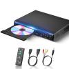 DVD Player, 1080P Region Free DVD Players for TV with HDMI/RCA Output, DVD CD Player for Home Built-in PAL/NTSC Support USB Input view 1