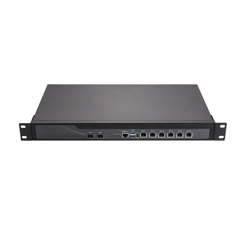 1U Rackmount Firewall Hardware, OPNsense, VPN, Network Appliance, I7 13700T, RS48, 6 x 2.5GbE LAN, 2 x SFP+ 82599ES 10Gbe, COM, VGA, 0 RAM, 0 Storage, Barebone No System