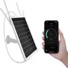 15W Solar Powered 4G LTE Modem Router, Outdoor Solar WiFi Router Signal Booster with SIM Card Slot, Solar WiFi Extender 50M WiFi Range, IP66 Waterproof, Long Endurance 24/7, 26000mAh Batteries view 1