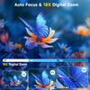 4K 64MP Digital Camera with 3" 180 Flip Screen, 2025 Latest Autofocus Vlogging Photography Camera for YouTube, 18X Digital Zoom Compact Travel Cameras with 64GB SD Card for Beginner (Black) view 4
