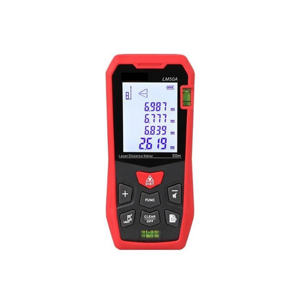 HFISWSAI LM50A/LM70A/LM100A/LM120A Distance Meter Handheld Mini Rangefinder Tape Range Finder(LM50A)