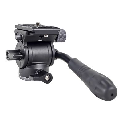 SPONGL Hydraulic Damping Ball Head Tripod Mount for DSLR Camera 360 Panoramic Lightweight Aluminum Alloy