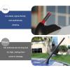 Sbulhia Car Short Antenna, 1.37 Inch Auto Radio Antenna with Screws and Rubber Gaskets, Aluminum & Carbon Fiber Short Car Roof Aerial Mast Replacement for AM/FM Radio Reception (Red) view 4