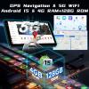 [4+128G] NHOPEEW Car Radio for Toyota Venza 2008-2016 - Wireless Carplay and Android Auto - 9 Inch Incell Touchscreen Android Car Stereo - EQ Audio/GPS Navi / 5GHz WiFi/SWC + AHD Backup Camera view 4