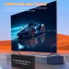 Bewinner HDMI KVM Switch 1 Monitor 2 Computers, 4K 60Hz USB 3.0 KVM Switcher with 4 USB Ports, HDMI Switches for Sharing 1 Display Keyboard Mouse Printer view 2