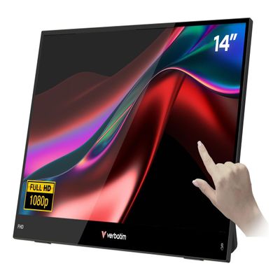 Verbatim Portable 14' Fhd Touch Monitor Light, W129251409 (Monitor Light)