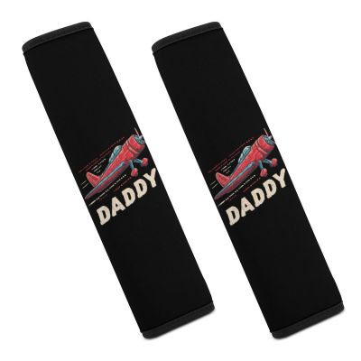 Airplane DADDY Car Seat Belt Pad Soft Seatbelt Cushion Pad Cover for Women Men