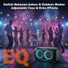 Party Bluetooth Speaker, 180W Powerful Stereo Sound with Deep Bass, Portable Wireless Speaker with EQ Sound Modes, LED Lights, Bluetooth 5.3 for Home, Outdoor & Party view 2